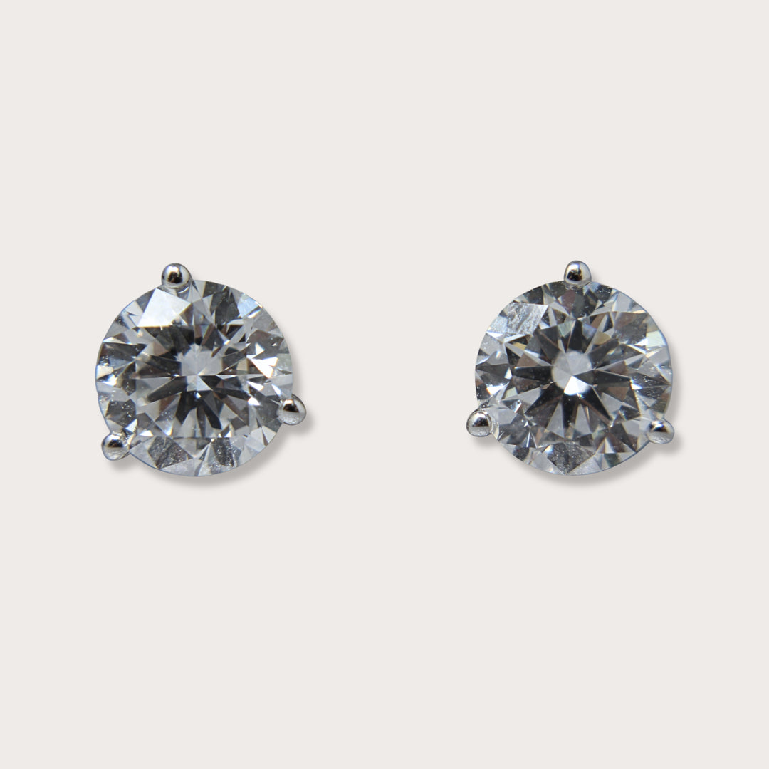 Lab Diamond Martini Studs 3.06ct