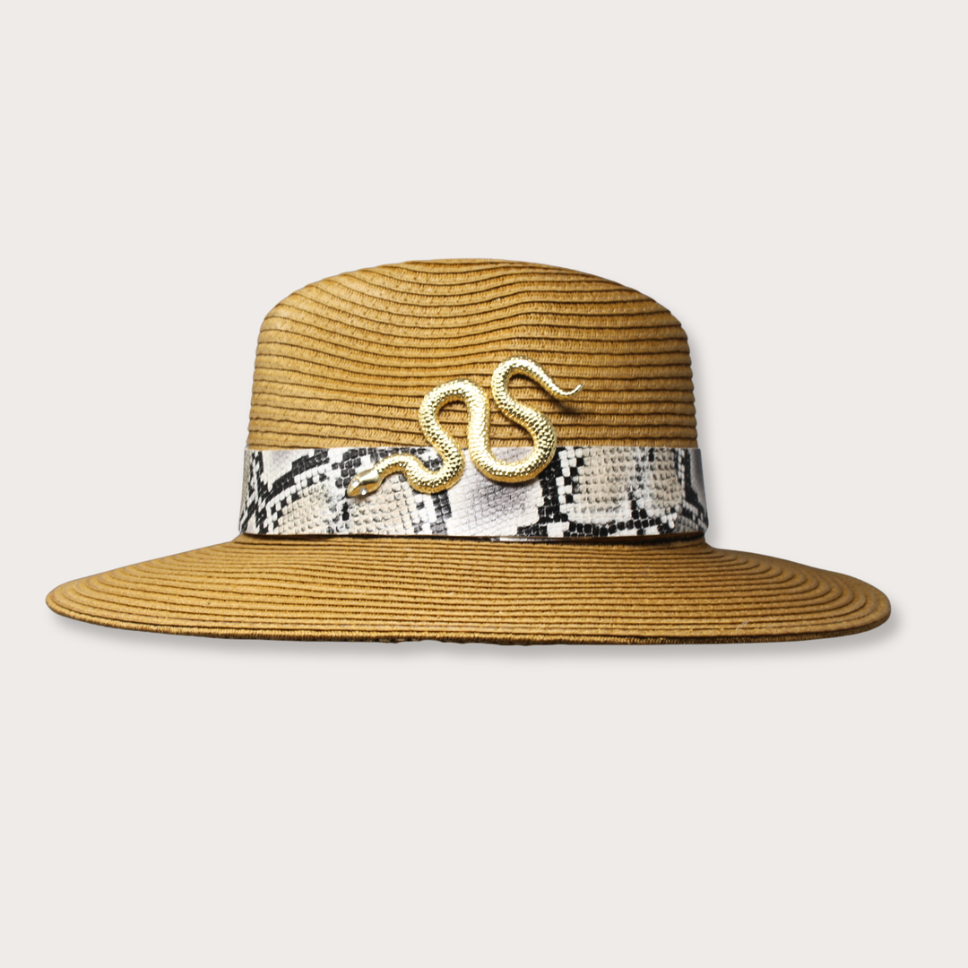 Gold Snake Summer Hat