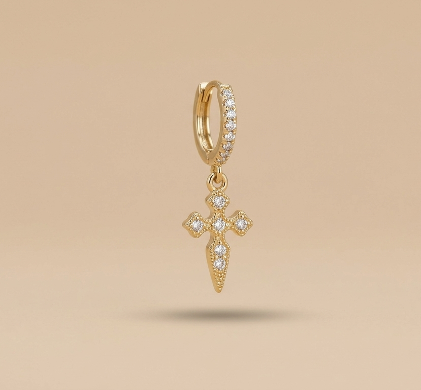 Piercing Crystal Cross