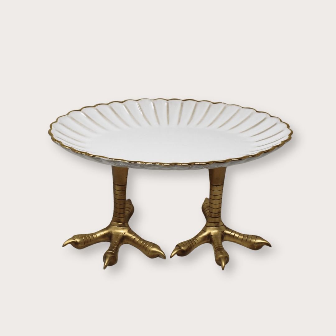 Adorno Garras Mini Con Plato Ondulado - LAURA CANTU JEWELRY