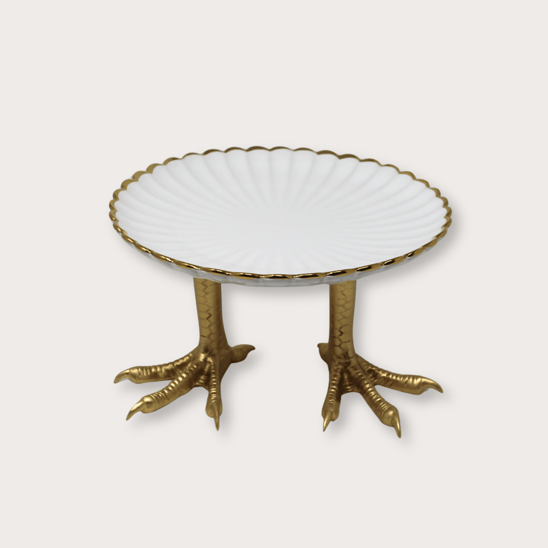 Adorno Garras Mini Con Plato Ondulado - LAURA CANTU JEWELRY