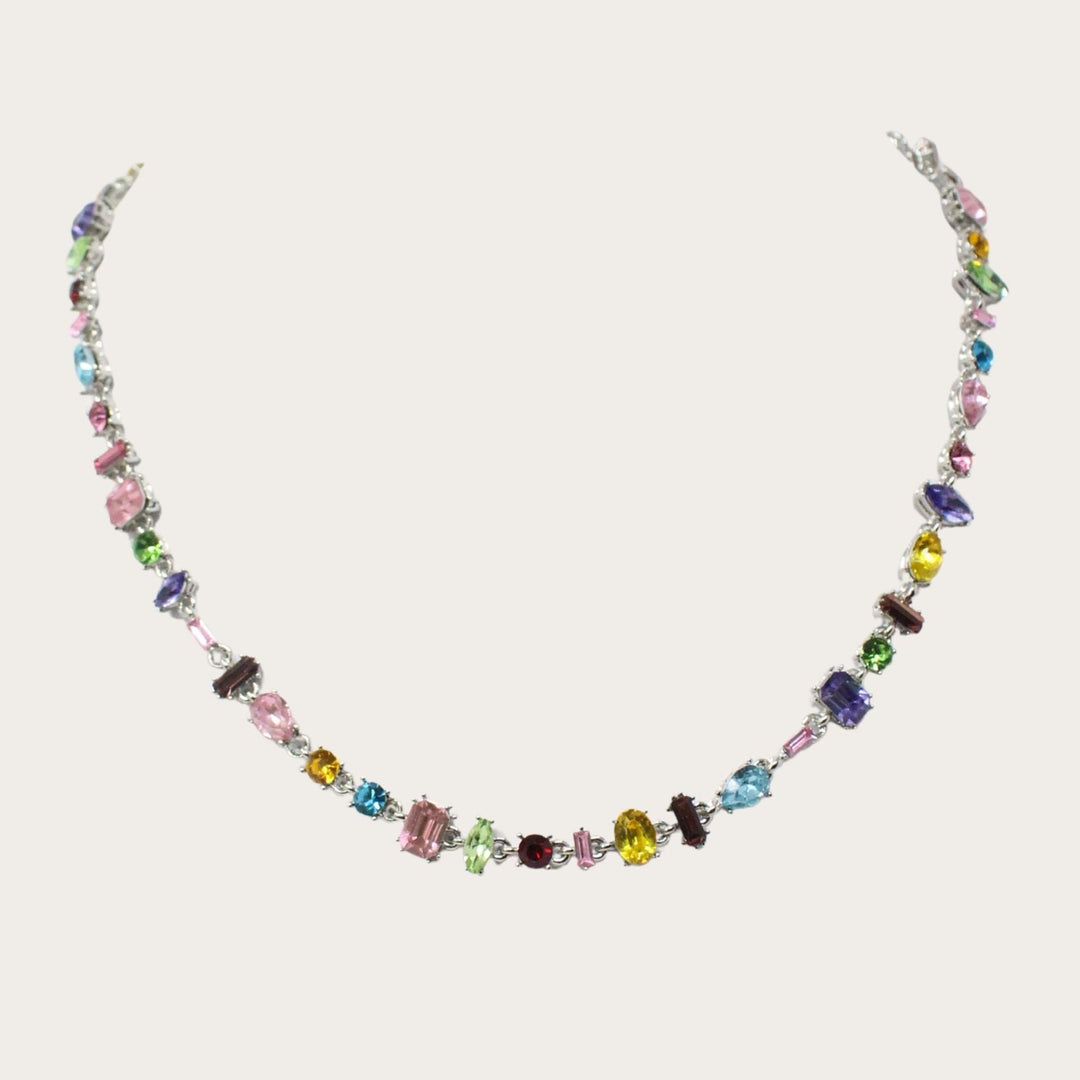 Andrea Multicolor Stone Necklace - LAURA CANTU JEWELRY