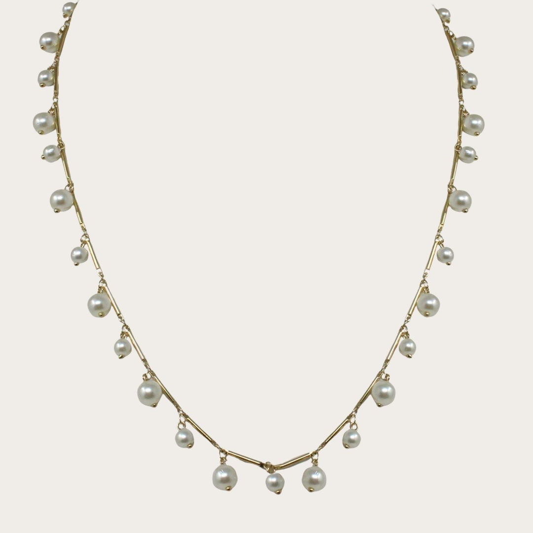 Angelica Pearl Necklace - LAURA CANTU JEWELRY