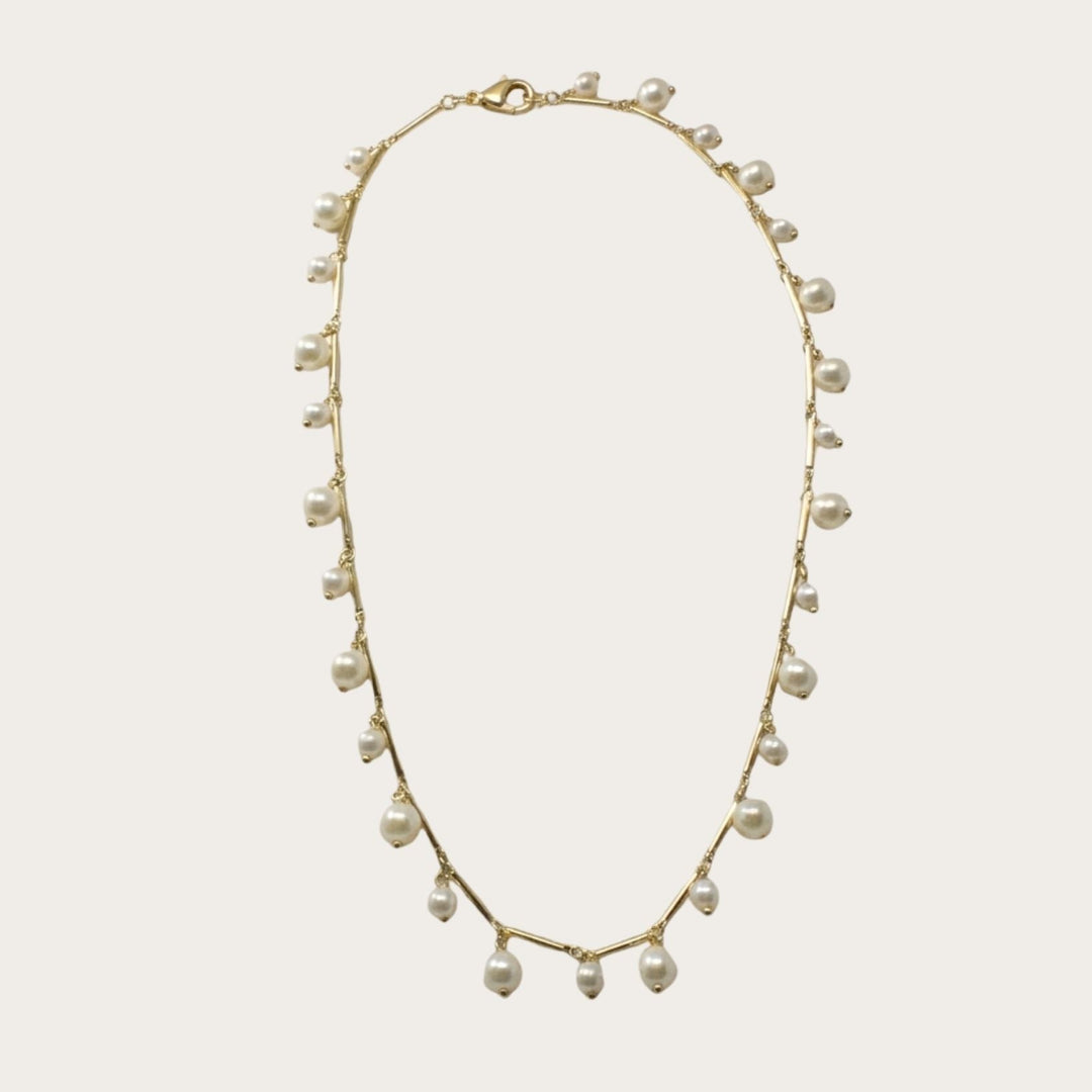 Angelica Pearl Necklace - LAURA CANTU JEWELRY