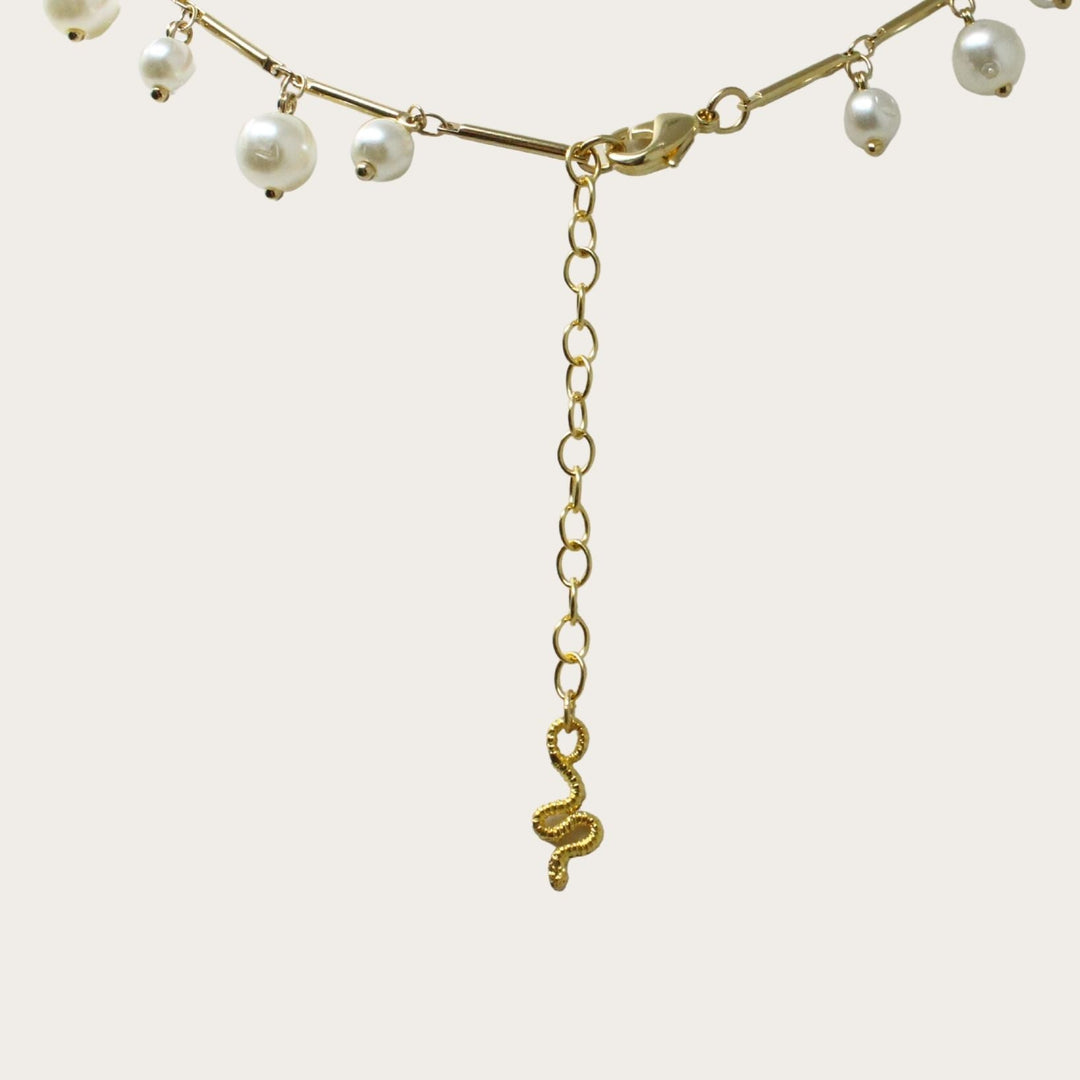 Angelica Pearl Necklace - LAURA CANTU JEWELRY