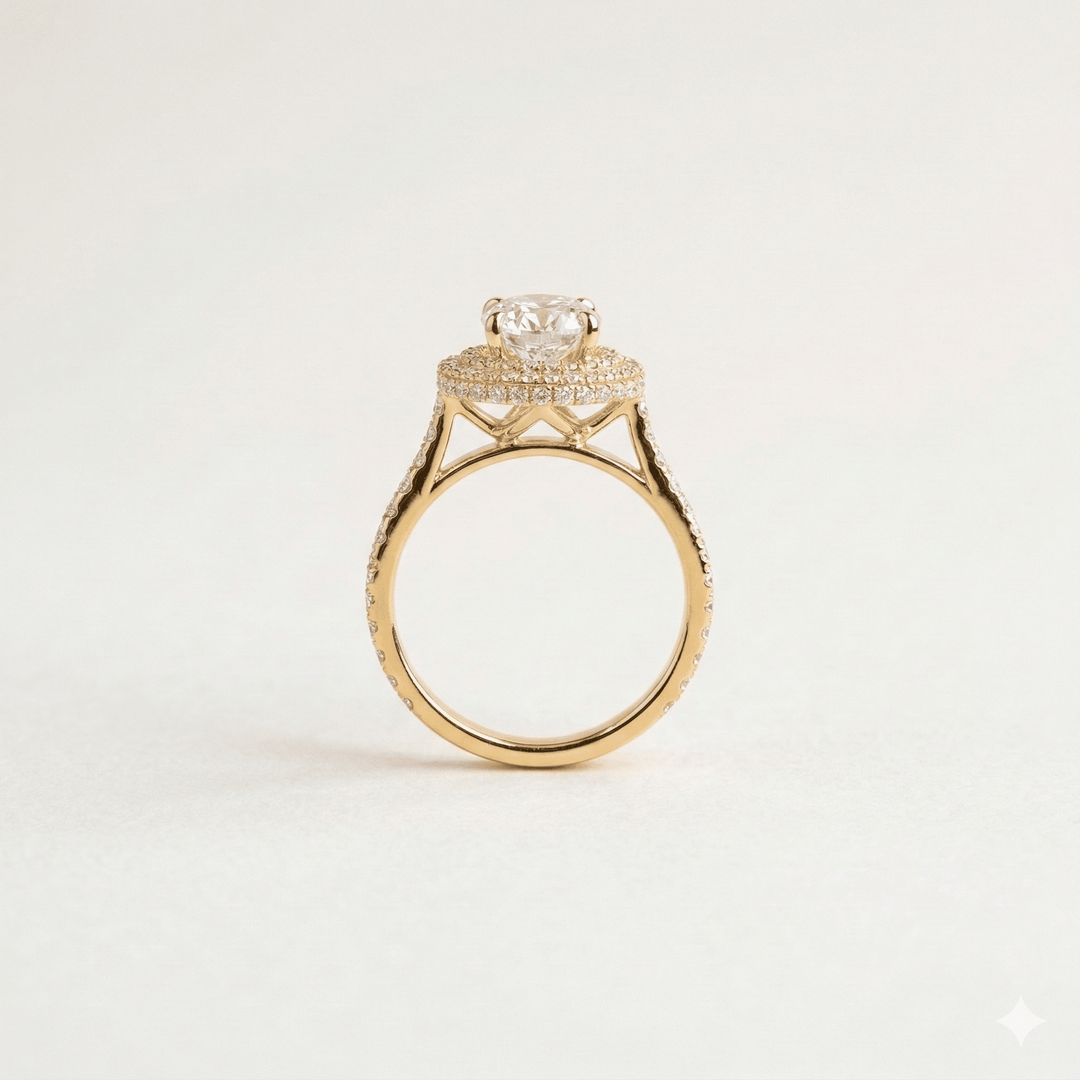 Anillo de diamante Oval 2.52ct - LAURA CANTU JEWELRY