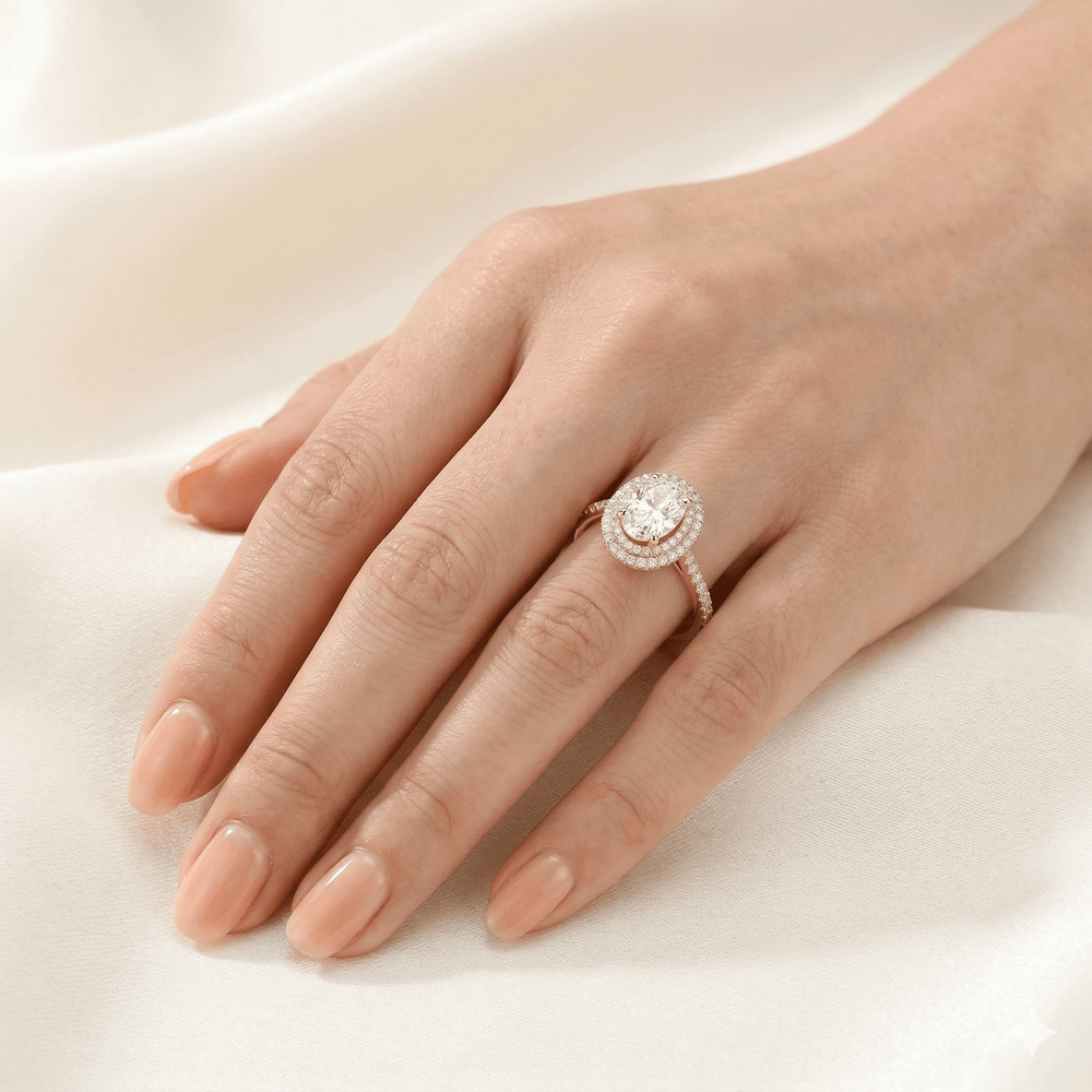 Anillo de diamante Oval 2.52ct - LAURA CANTU JEWELRY