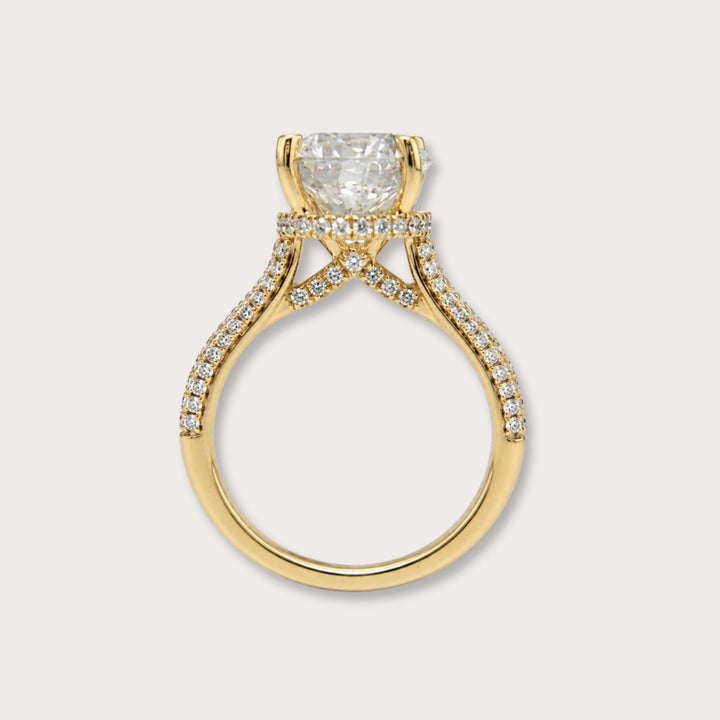 Anillo de oro con diamante lab 3.03ct - LAURA CANTU JEWELRY