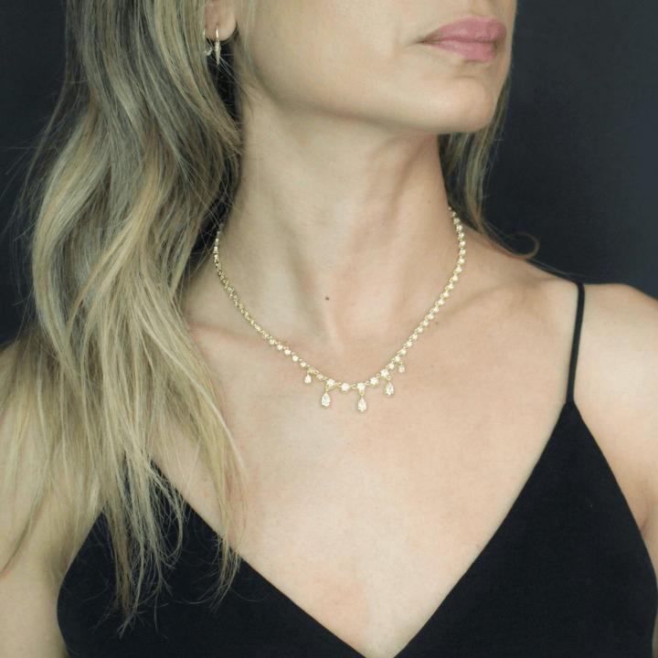 Antique Victorian Necklace Gold Plated - LAURA CANTU JEWELRY