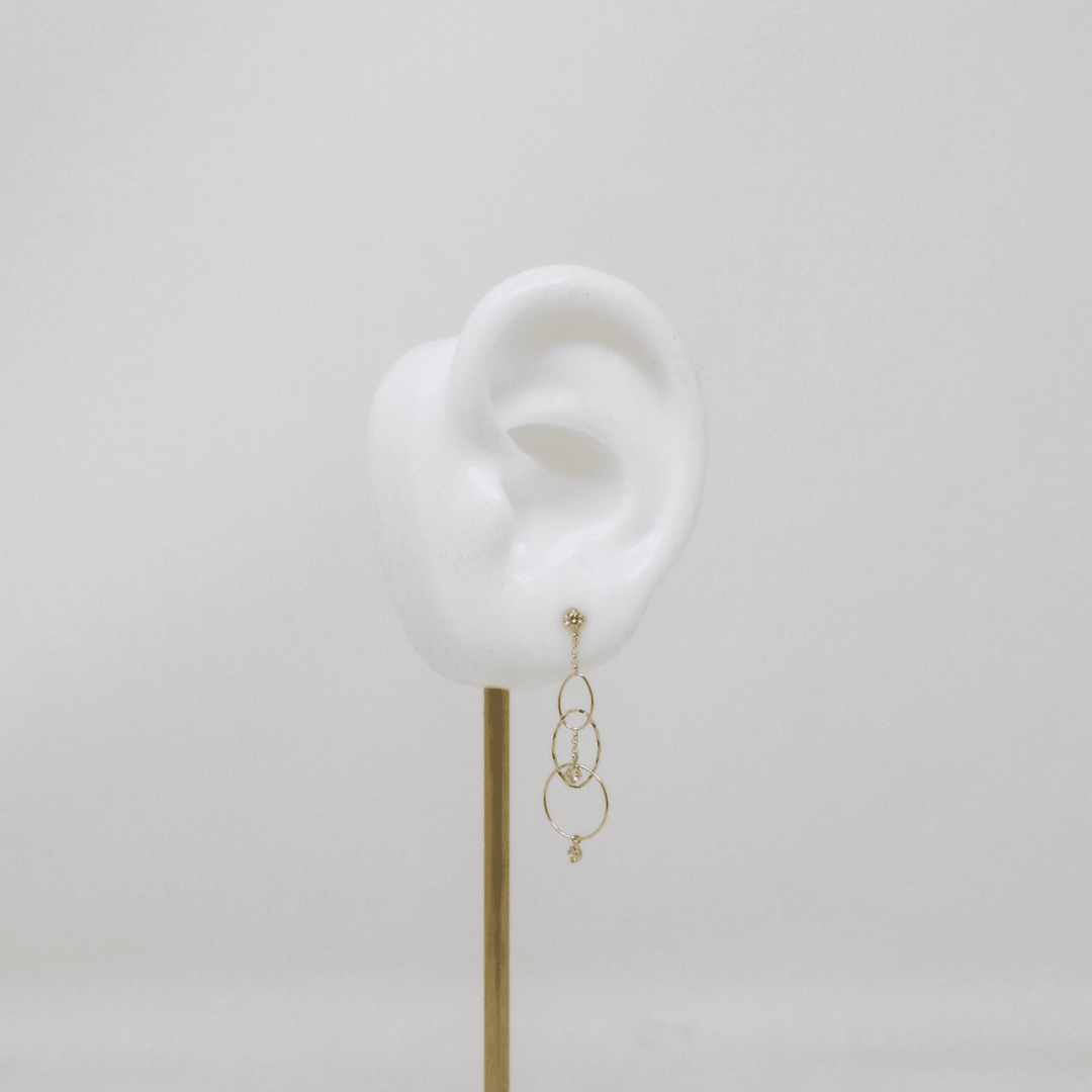 Aretes Aros de Oro - LAURA CANTU JEWELRY