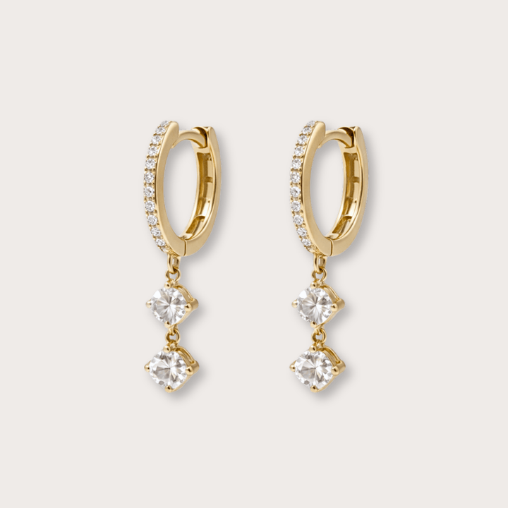 Aretes de Oro y Diamante - LAURA CANTU JEWELRY