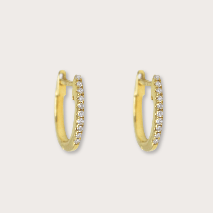 Arracadas de Oro y Diamantes - LAURA CANTU JEWELRY