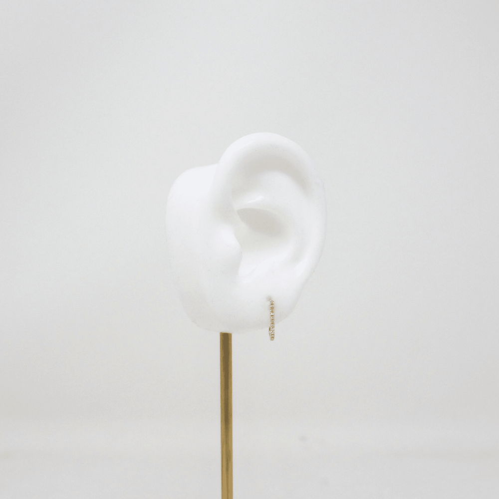 Arracadas de Oro y Diamantes II - LAURA CANTU JEWELRY