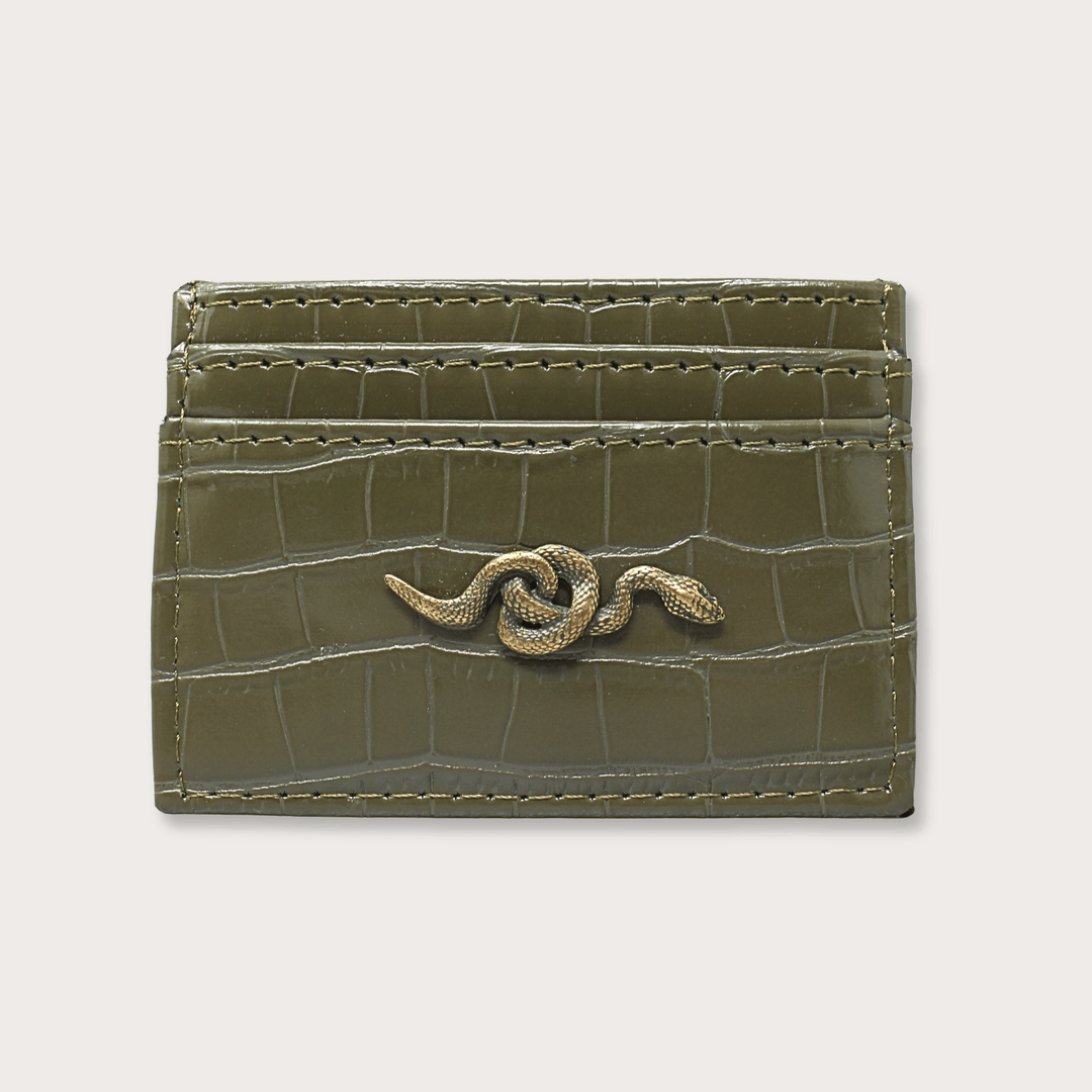 Card Holder Snake Green - LAURA CANTU JEWELRY