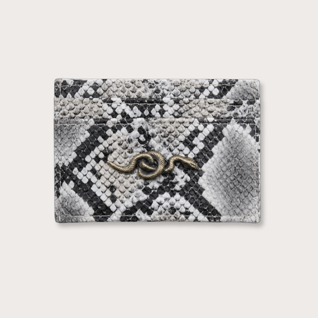 Card Holder Snake Natural - LAURA CANTU JEWELRY