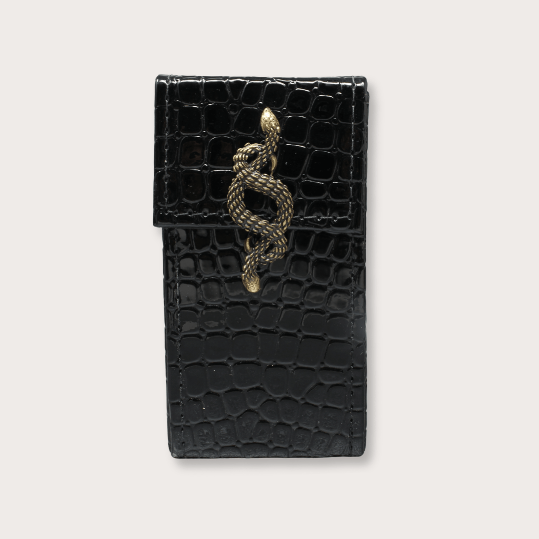 Long Cigarette Case with Viper - LAURA CANTU JEWELRY