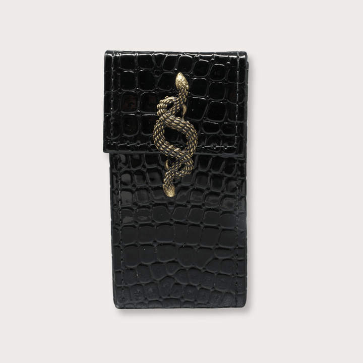 Long Cigarette Case with Viper - LAURA CANTU JEWELRY