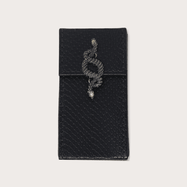 Long Cigarette Case with Snake - LAURA CANTU JEWELRY