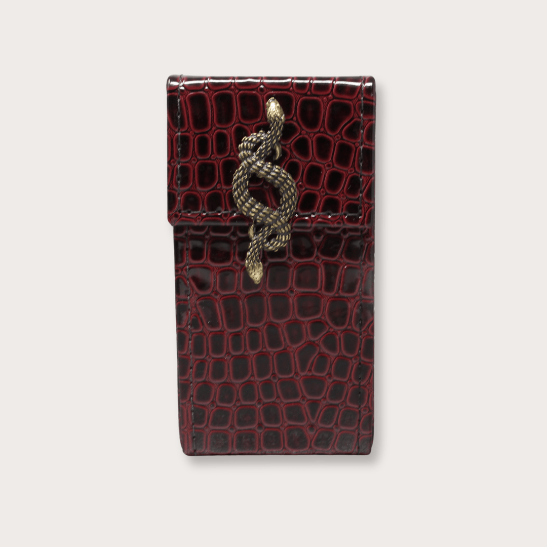 Long Cigarette Case with Viper - LAURA CANTU JEWELRY