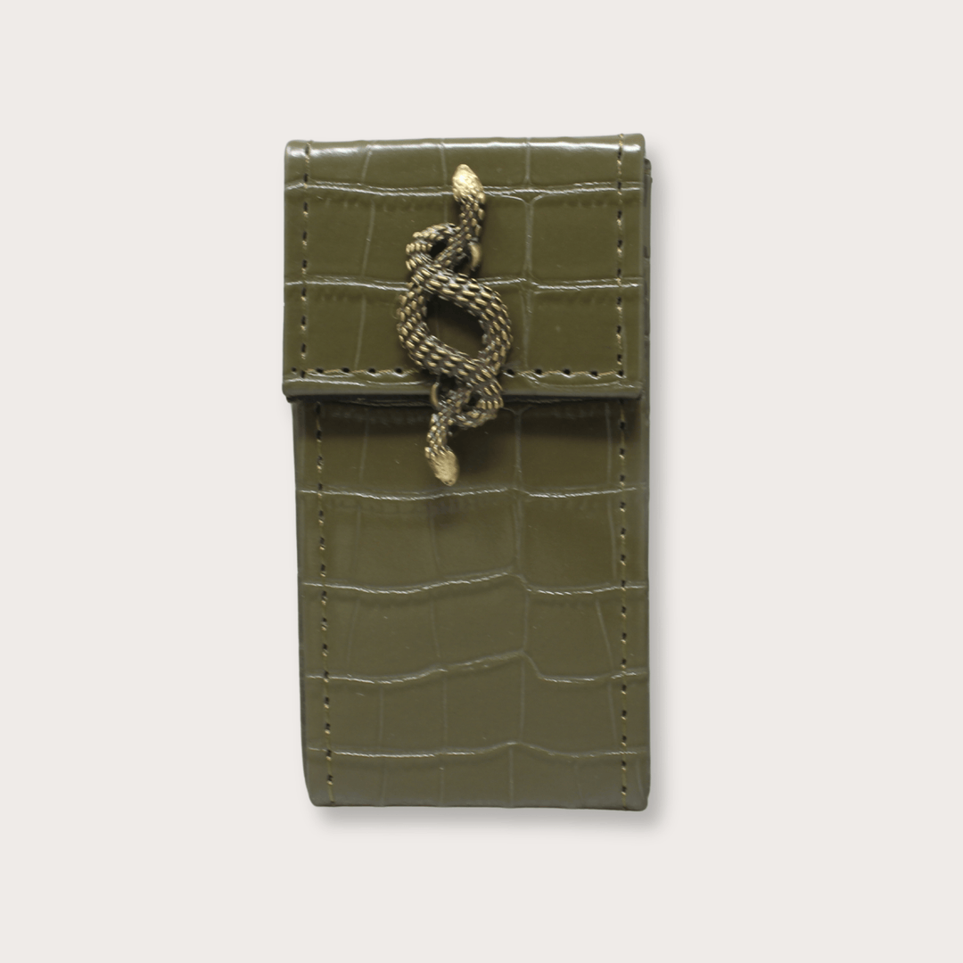 Long Cigarette Case with Viper - LAURA CANTU JEWELRY