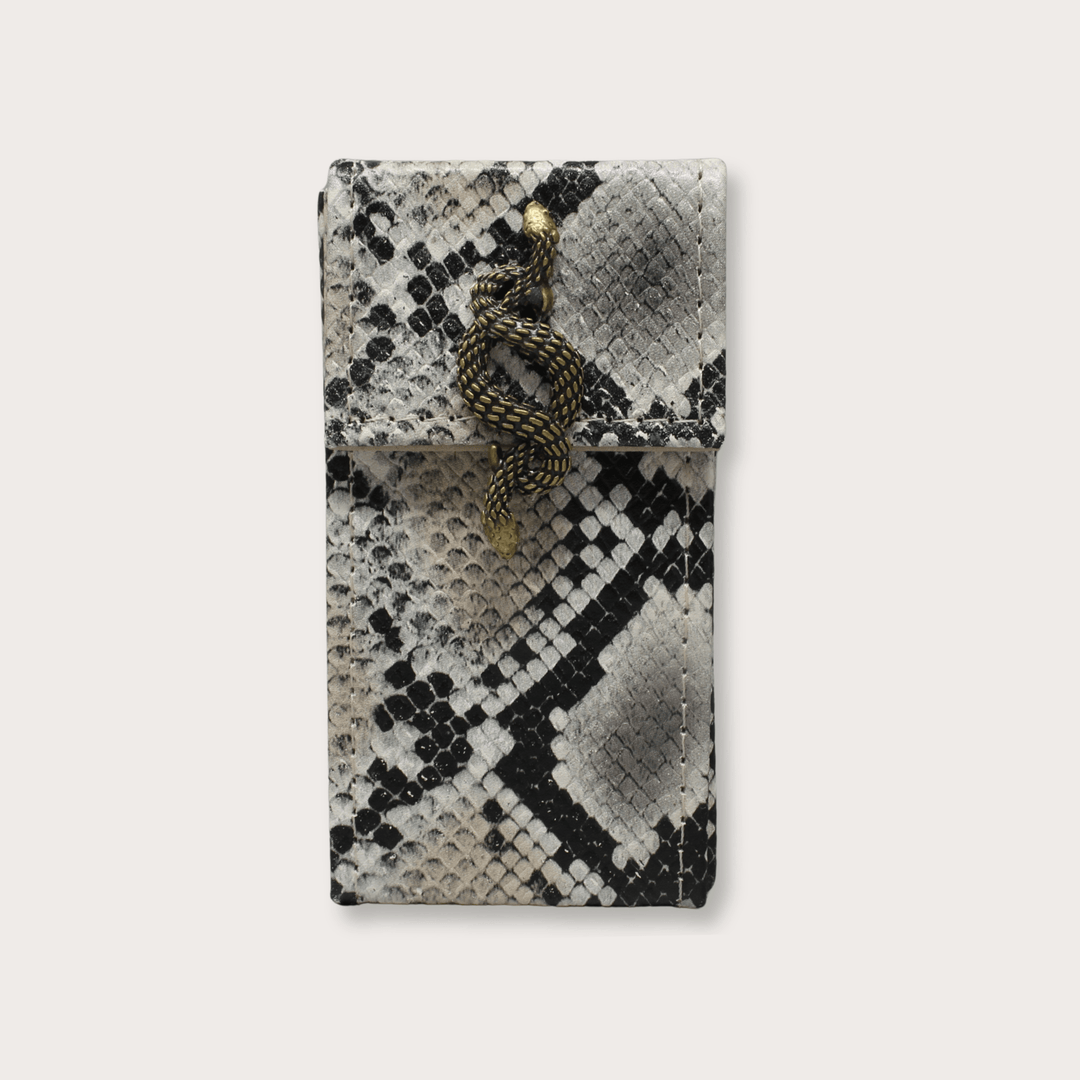 Long Cigarette Case with Viper - LAURA CANTU JEWELRY
