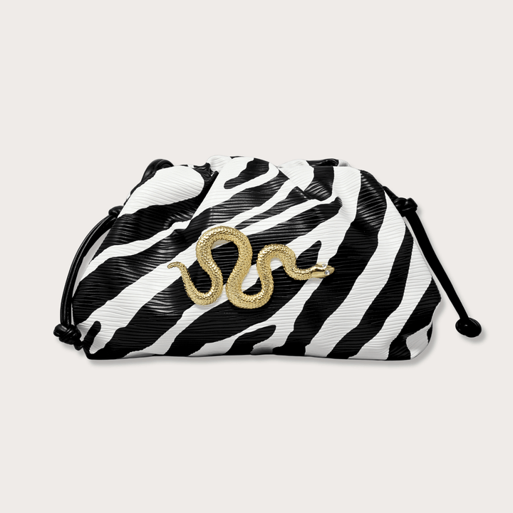 Small Zebra Clutch - LAURA CANTU JEWELRY