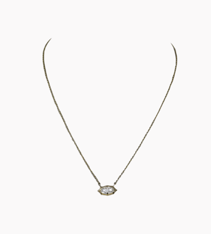 Collar con dije de diamante 1ct - LAURA CANTU JEWELRY