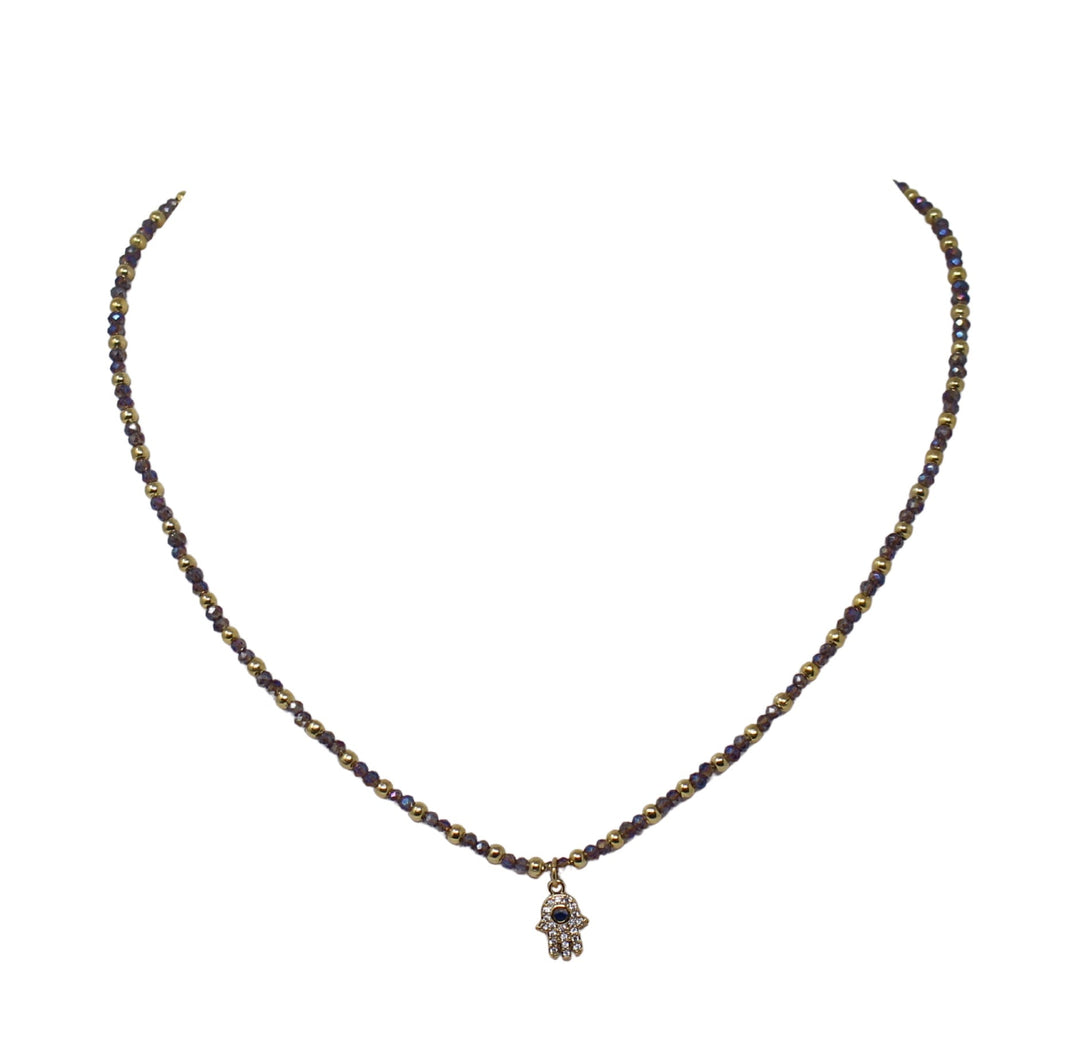 Collar con dije mano - LAURA CANTU JEWELRY