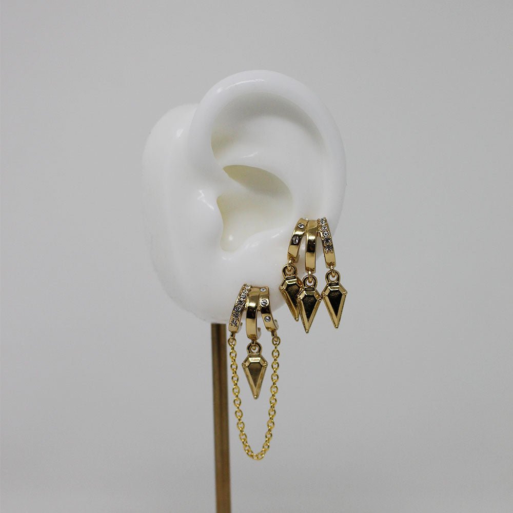 Cordelia Mini Earrings - LAURA CANTU JEWELRY