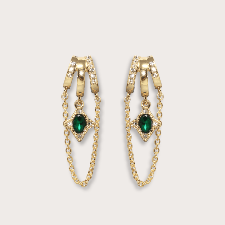 Cordelia Oval Gem - LAURA CANTU JEWELRY