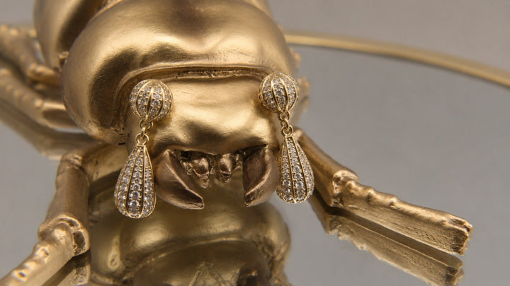 Crystal Drop Earrings - LAURA CANTU JEWELRY