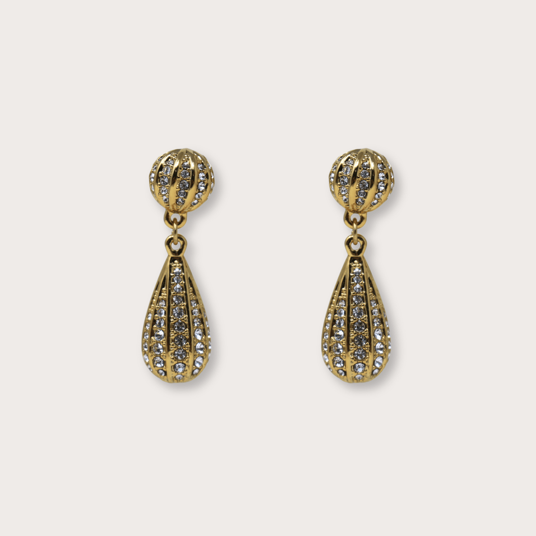 Crystal Drop Earrings - LAURA CANTU JEWELRY
