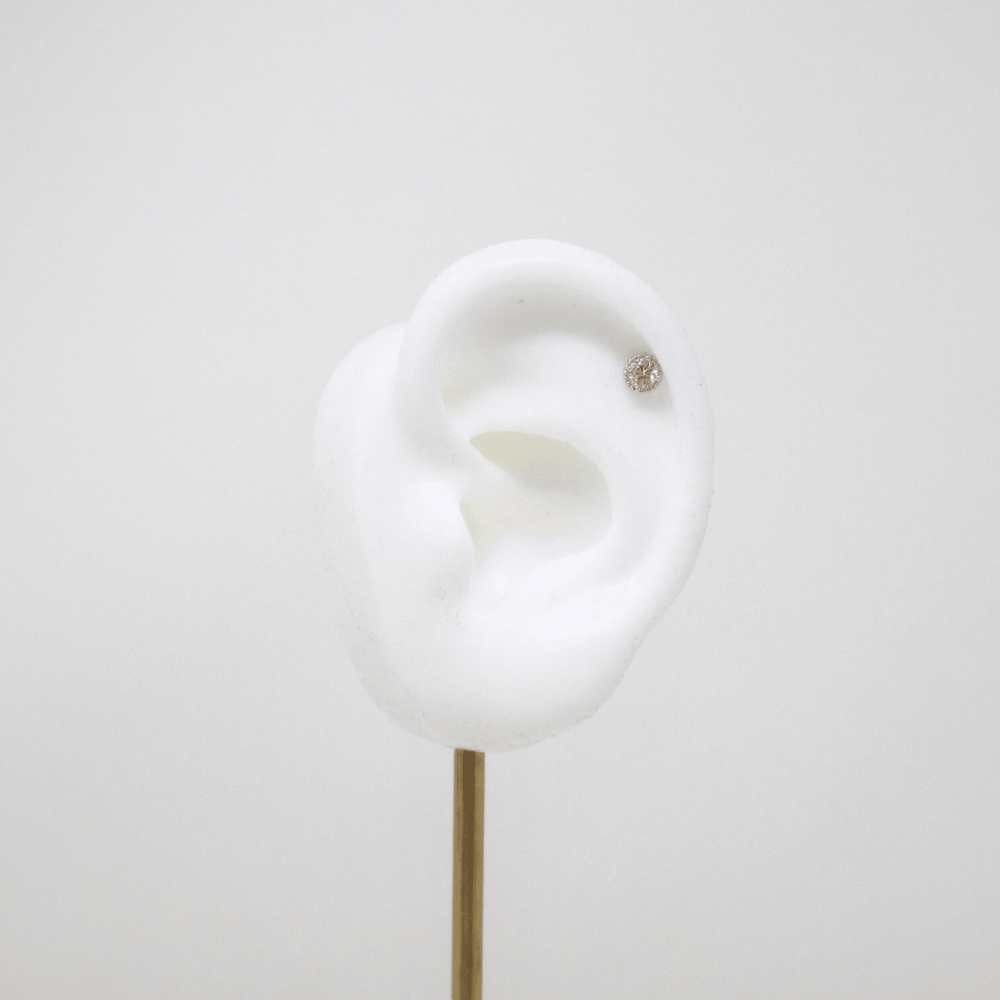 Crystal Halo Piercing - LAURA CANTU JEWELRY