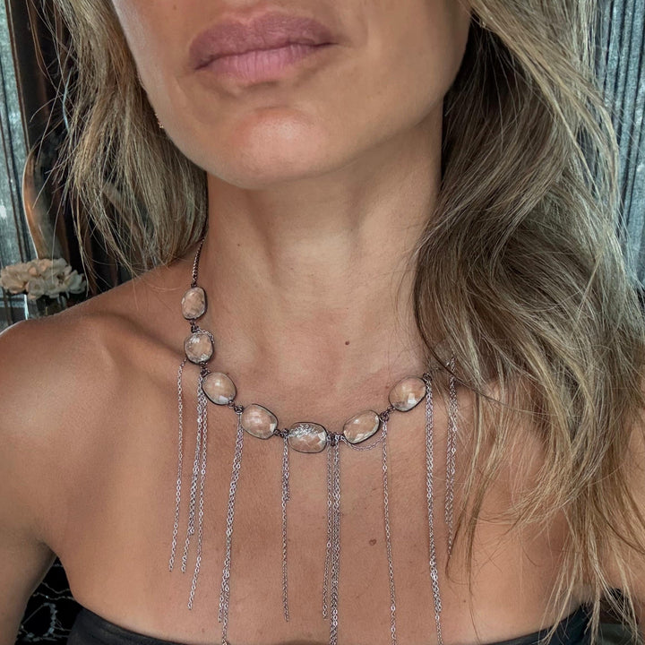 Daniela Fringe Necklace - LAURA CANTU JEWELRY