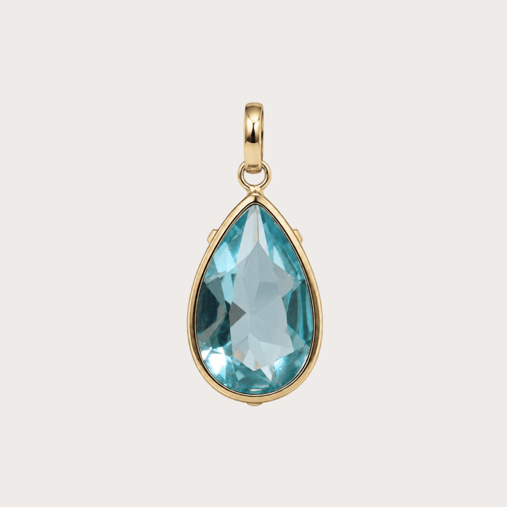 Dije Gota Grande Cristal - LAURA CANTU JEWELRY
