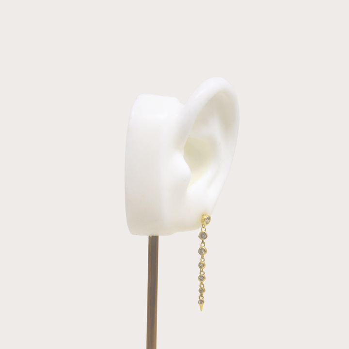 Four Rhinestone Piercing - LAURA CANTU JEWELRY