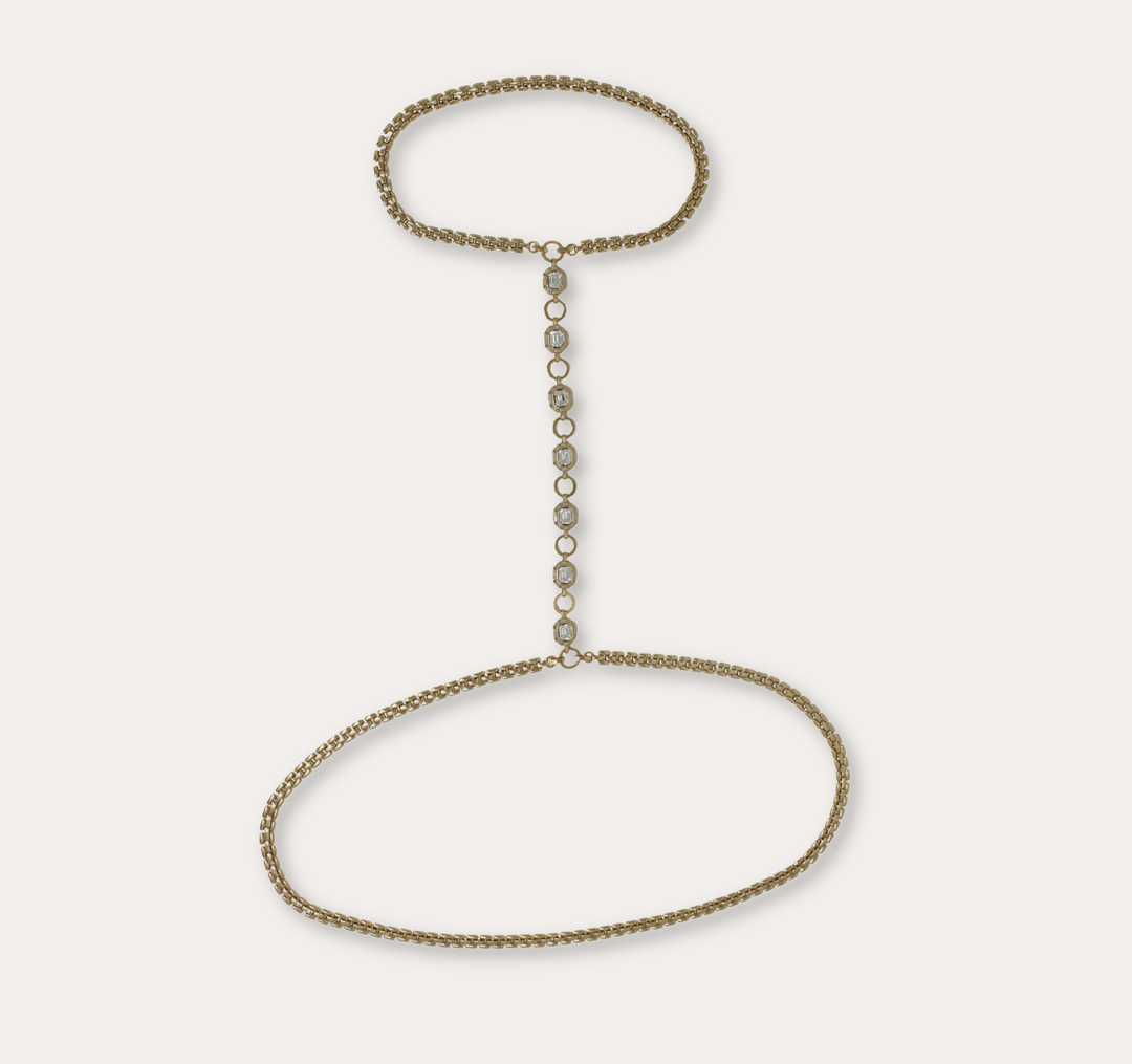 Georgia White Body Necklace - LAURA CANTU JEWELRY