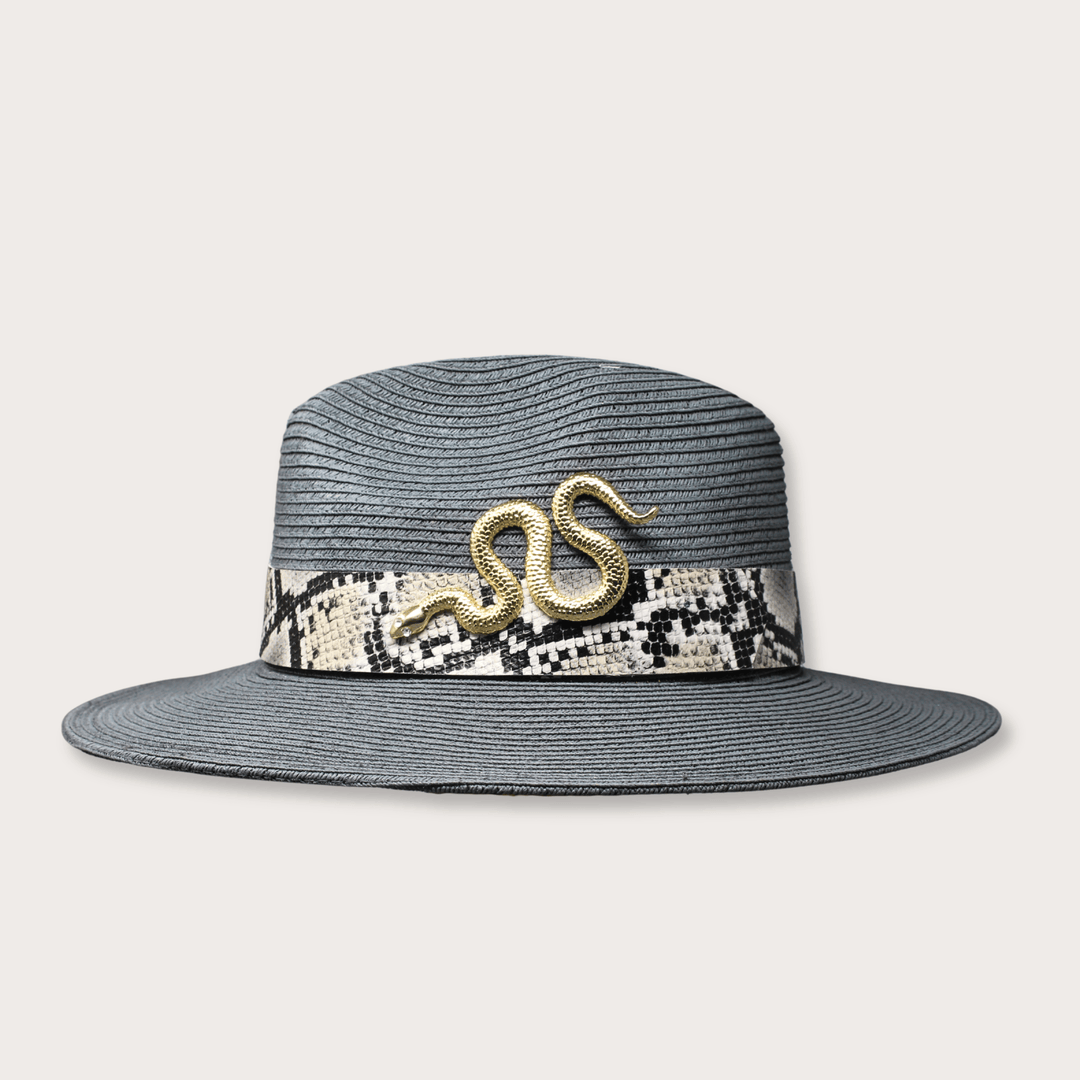 Gold Snake Summer Hat - LAURA CANTU JEWELRY