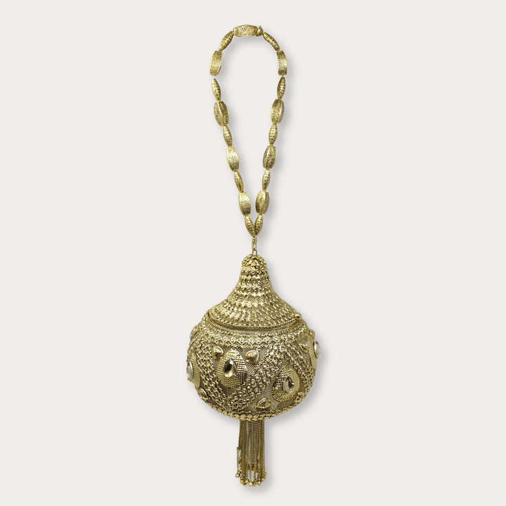 Handmade Brass Bag XIV - LAURA CANTU JEWELRY