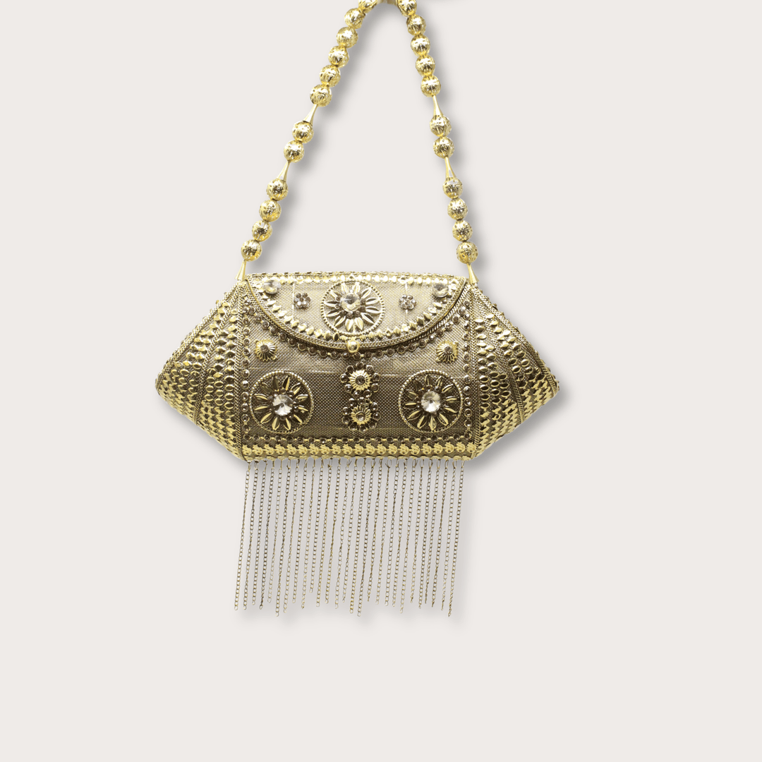 Handmade Brass Bag XIX - LAURA CANTU JEWELRY