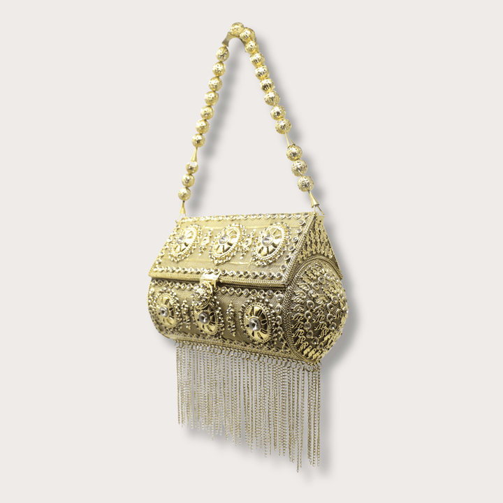 Handmade Brass Bag XVIII - LAURA CANTU JEWELRY