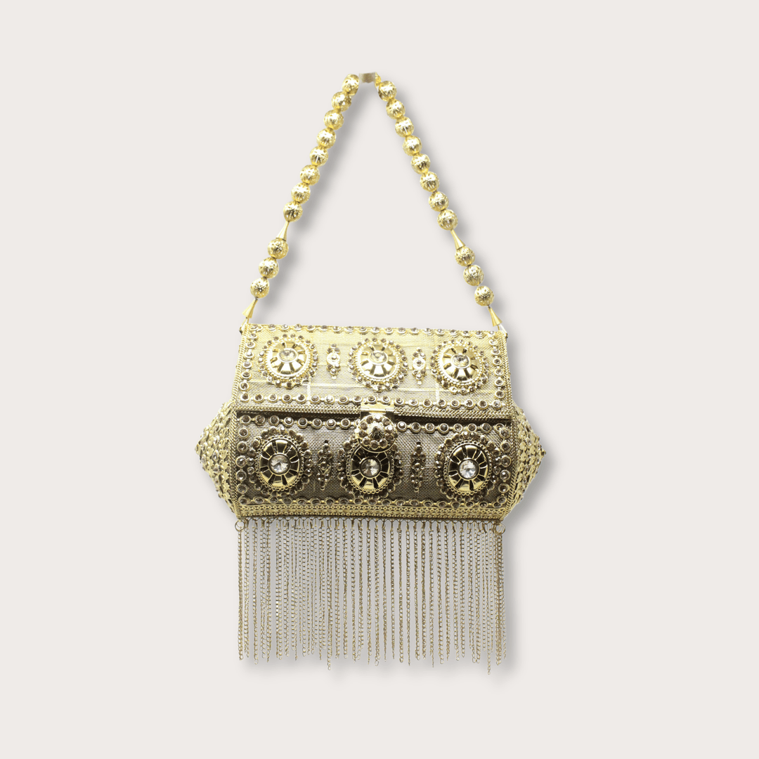 Handmade Brass Bag XVIII - LAURA CANTU JEWELRY