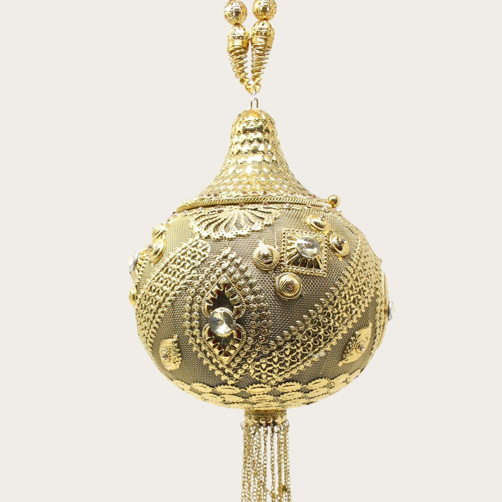 Handmade Brass Bag XX - LAURA CANTU JEWELRY