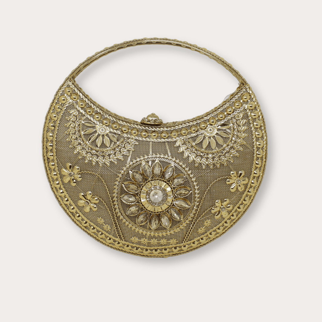Handmade Brass Handbag IX - LAURA CANTU JEWELRY