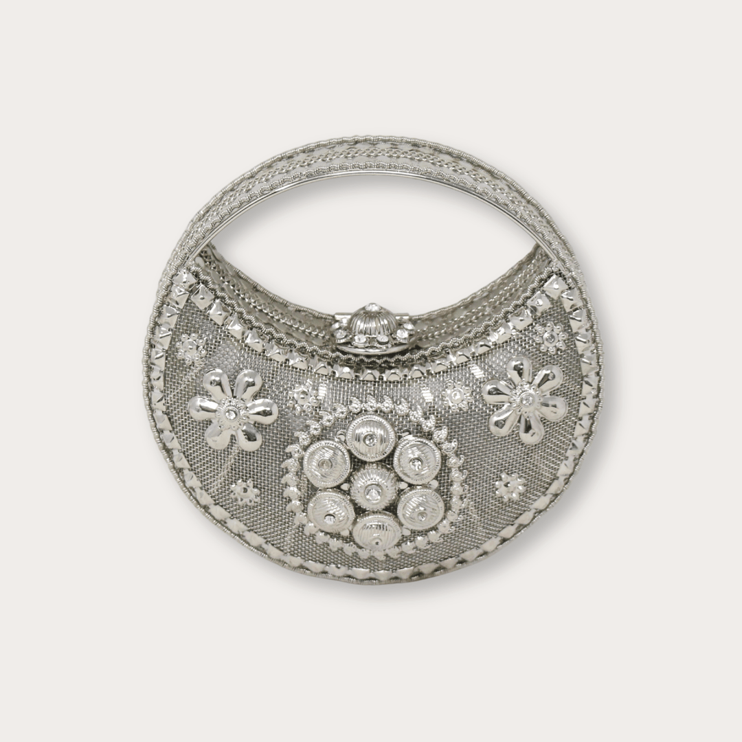 Handmade Brass Handbag Small VI - LAURA CANTU JEWELRY