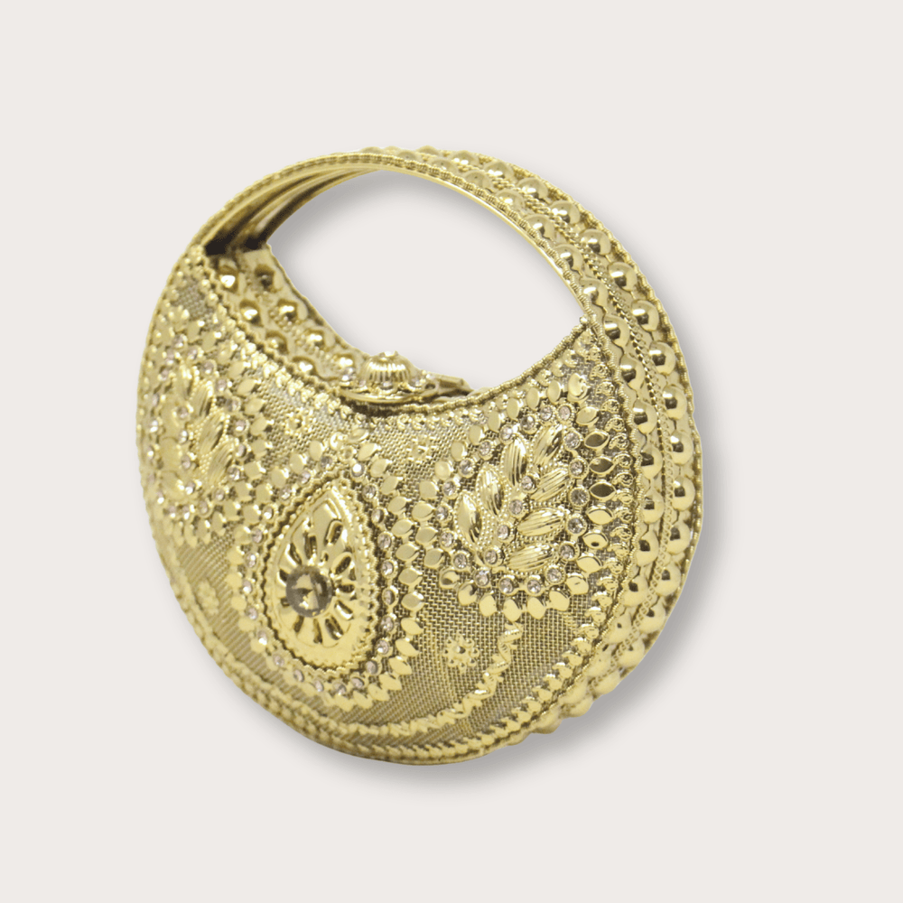 Handmade Brass Handbag Small VII - LAURA CANTU JEWELRY