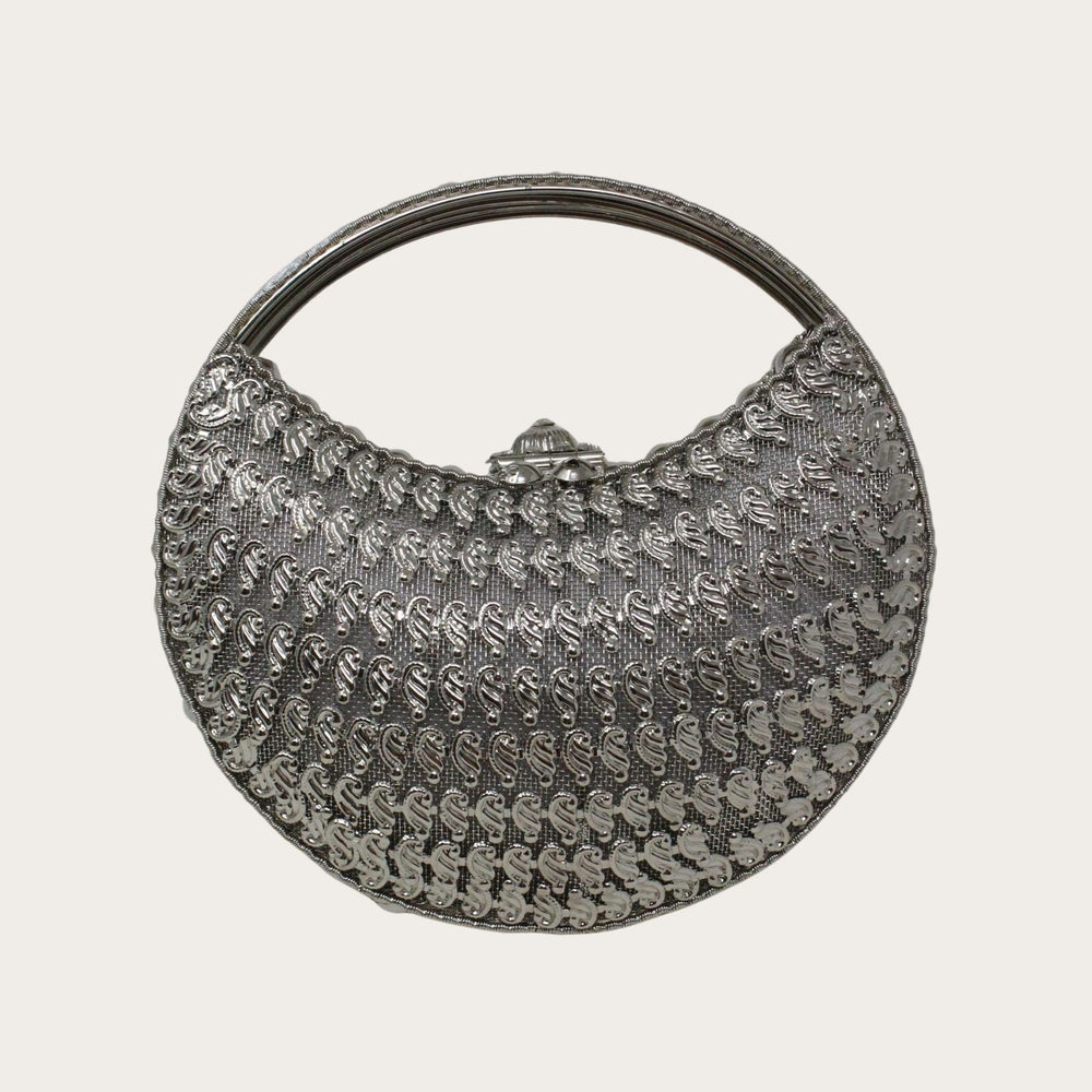 Handmade Brass Handbag Small X - LAURA CANTU JEWELRY