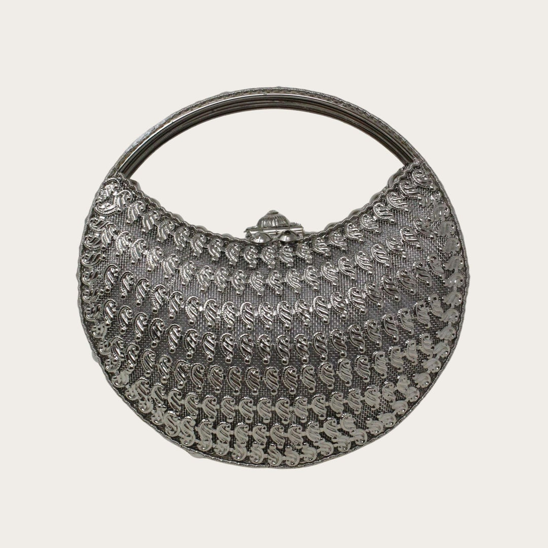 Handmade Brass Handbag Small X - LAURA CANTU JEWELRY