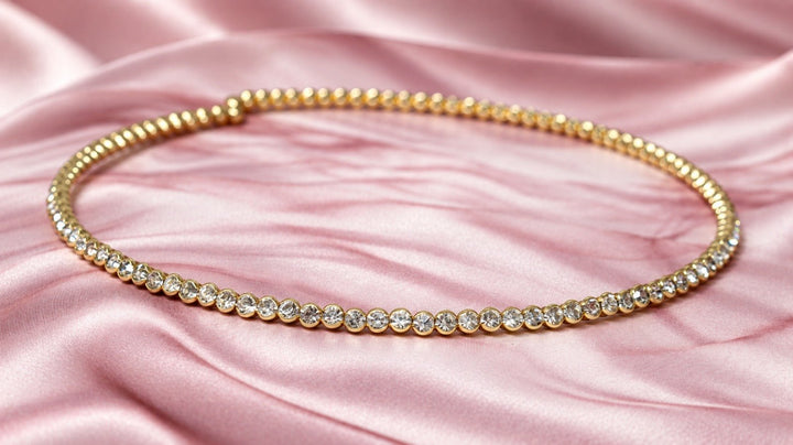 JNS Choker Flexible Dorado - LAURA CANTU JEWELRY