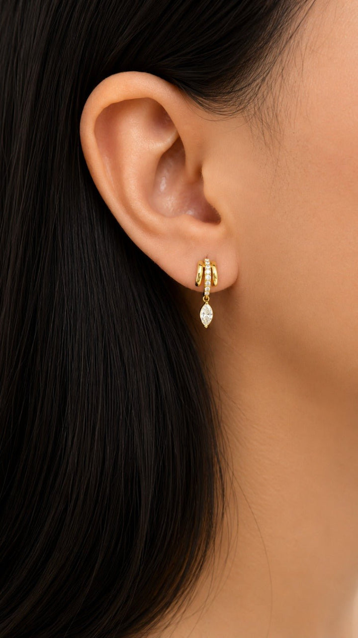 Lab Diamond climber gold - LAURA CANTU JEWELRY